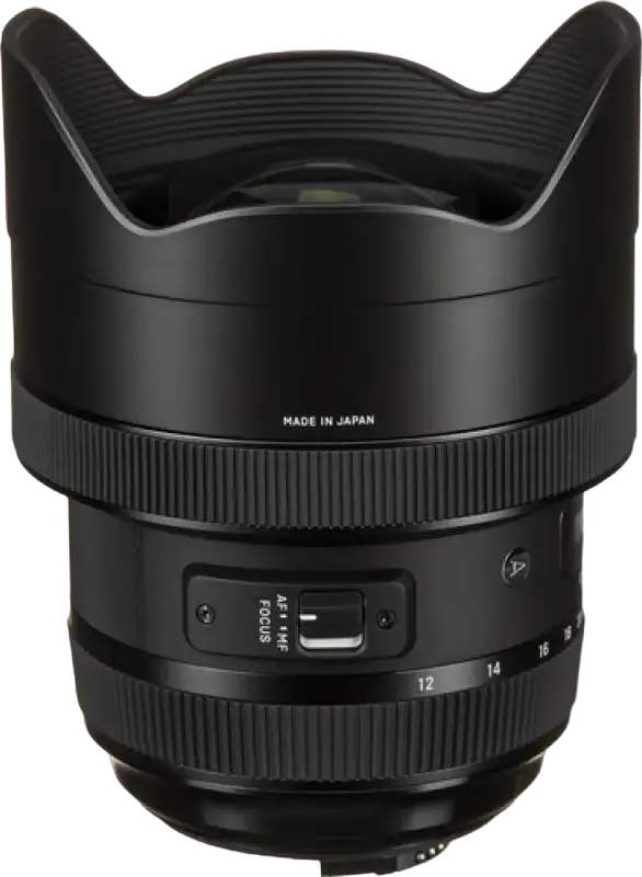 Obiectiv Zoom Ultra-Angular Sigma 12-24mm f/4.0 DG HSM Art pentru Nikon F, Full Frame, Rezistent la Intemperii, Autofocus HSM