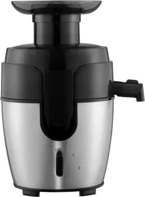 Sorcator de fructe și legume centrifugal Zelmer ZJE4800 Sano, 600W, Inox si Plastic, Tub Alimentare 65mm, Sistem Anti-Picurare, cu Sticla Tritan BPA-free