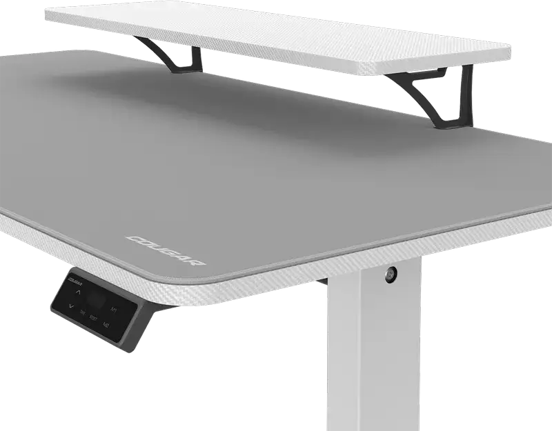 Cougar E-Star 140 Electric Gaming Desk CGR-E-STAR140, Wood Tabletop, Height Adjustable 720-1170mm, 140x60cm Desktop, 60kg Capacity, Full Mouse Pad, Cable Management