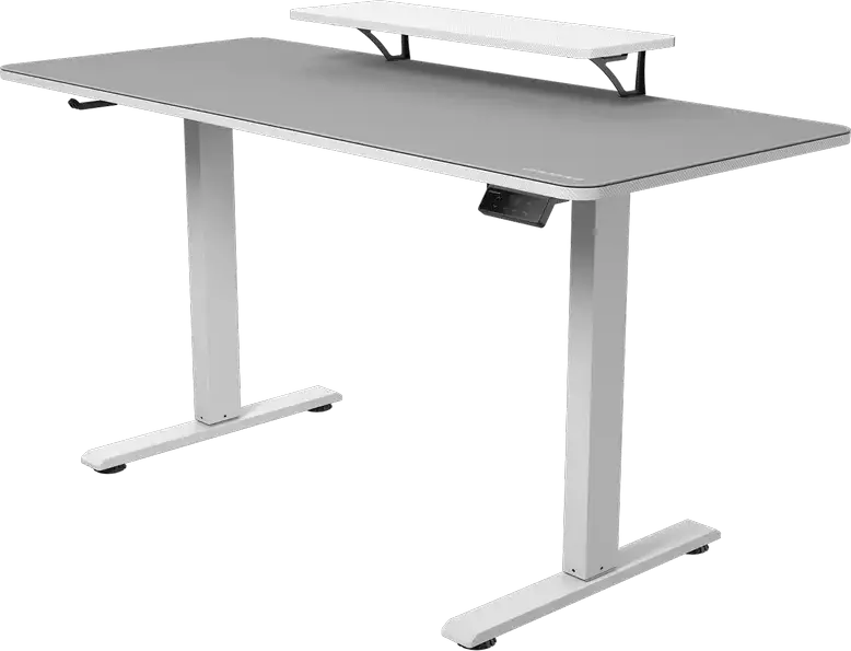 Cougar E-Star 140 Electric Gaming Desk CGR-E-STAR140, Wood Tabletop, Height Adjustable 720-1170mm, 140x60cm Desktop, 60kg Capacity, Full Mouse Pad, Cable Management
