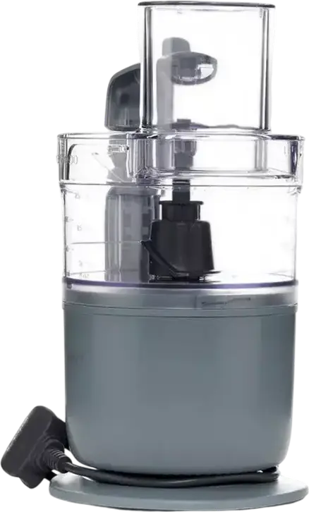 Kenwood MultiPro Go FDP 23.140GY Food Processor, 650W, 1.3L Plastic Bowl, Stainless Steel Blades, Chopping Slicing Shredding Functions, Express Serve