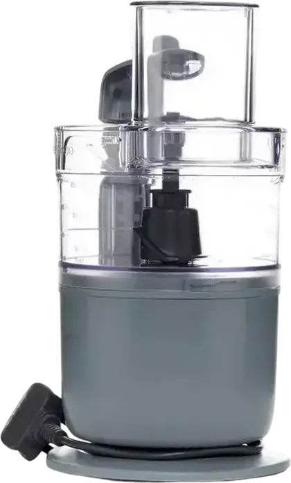 Kenwood MultiPro Go FDP 23.140GY Food Processor, 650W, 1.3L Plastic Bowl, Stainless Steel Blades, Chopping Slicing Shredding Functions, Express Serve