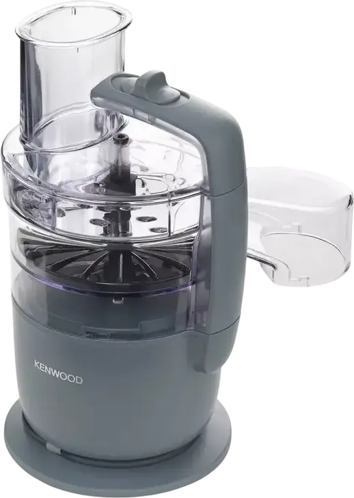 Kenwood MultiPro Go FDP 23.140GY Food Processor, 650W, 1.3L Plastic Bowl, Stainless Steel Blades, Chopping Slicing Shredding Functions, Express Serve