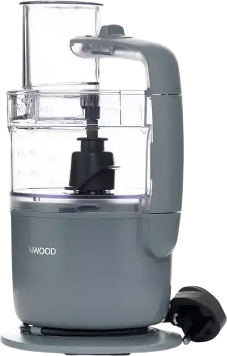 Kenwood MultiPro Go FDP 23.140GY Food Processor, 650W, 1.3L Plastic Bowl, Stainless Steel Blades, Chopping Slicing Shredding Functions, Express Serve