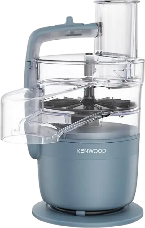 Kenwood MultiPro Go FDP 23.140GY Food Processor, 650W, 1.3L Plastic Bowl, Stainless Steel Blades, Chopping Slicing Shredding Functions, Express Serve