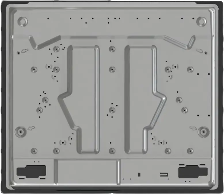 Gorenje GT 642 SYB Simplicity Built-in Gas Hob, 4 Burners, Tempered Glass Surface, Cast Iron Grates, Electric Ignition, Black, 60 cm