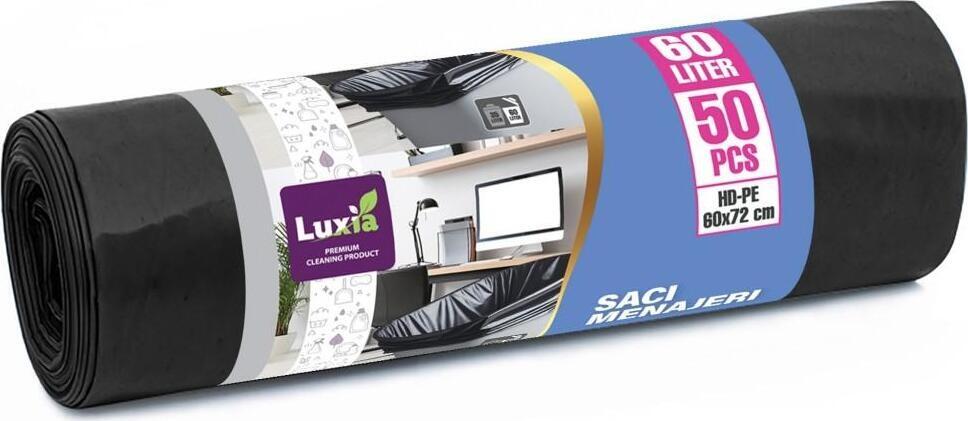 LUXIA Pungi p/u gunoi 60 L 50 buc. LUX-4021  /28