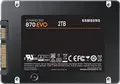 SSD Intern Samsung 870 EVO 2TB 2000GB 2.5 inch SATA III 6Gb/s V-NAND 3-bit MLC Citire 560MB/s Scriere 530MB/s MZ-77E2T0B/EU
