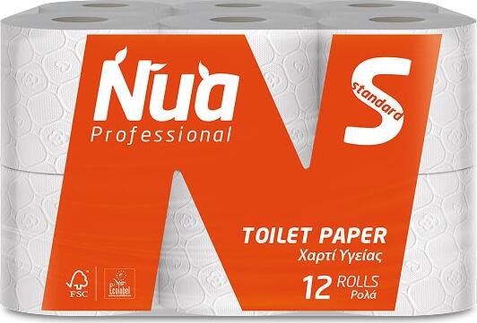 NUA PROF Туалетная бумага Cellulosa Premium 12 рул 2 слоя 34.56м