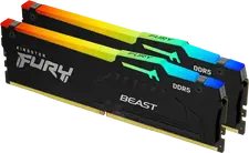 Memorie RAM Kingston FURY Beast RGB, DDR5 SDRAM, 5600 MHz, 16GB, KF556C36BBEAK2-16