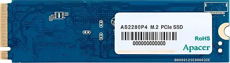Apacer AS2280P4 512GB M.2 2280 NVMe PCIe Gen3 x4 SSD, 3D TLC NAND, Read up to 2100MB/s, Write up to 1500MB/s, Internal Solid State Drive
