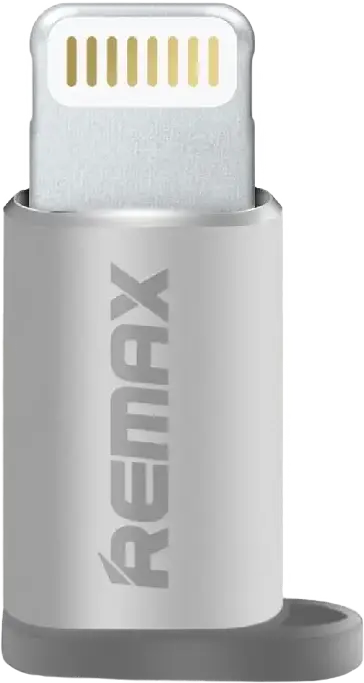 Adaptor USB Remax RA-USB2, Micro-USB/Lightning, Argintiu