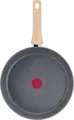 Сковорода Tefal Natural Force G2660672 28 см, алюминий с антипригарным покрытием Mineralia+, индикатор Thermo-spot, для всех типов плит включая индукцию, серая