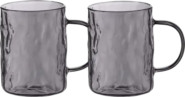 Set cupe Ardesto Shine AR2626GG, 260 ml, 2 bucs, Gri