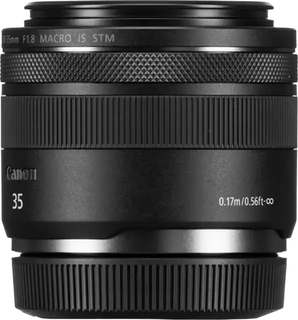 Canon RF 35mm f/1.8 Macro IS STM Lens for Full Frame and APS-C, Image Stabilization 5 Stops, 0.5x Max Magnification, 52mm Filter, Weather Sealed