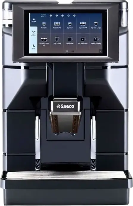 Saeco Magic M1 Automatic Coffee Machine, Whole Bean, 15 Bar Pump, 1900W, Automatic Milk Frothing, Touch Screen, 2L Water Tank, Black