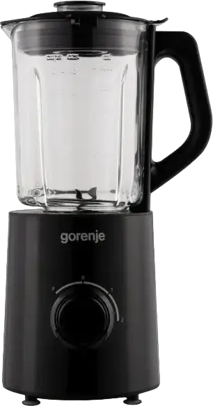 Blender de masa Gorenje B800GBK, 800W, Borcan de Sticla 1.5L, 2 Viteze cu Mod Pulse, Control Rotativ, Negru