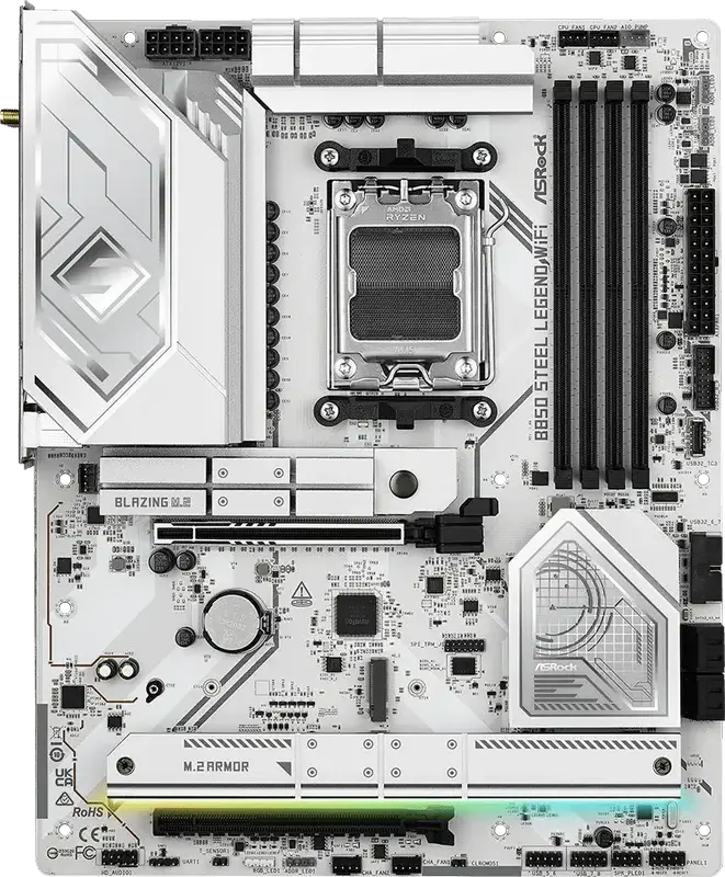 Placă de bază ASRock B850 STEEL LEGEND WIFI, AM5, AMD B850, ATX