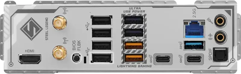 Материнская плата ASRock B850 Steel Legend WiFi ATX для AMD Ryzen 9000/8000/7000 AM5, DDR5 8000+ MT/s, PCIe 5.0, Wi-Fi 7, Bluetooth 5.4, 2.5G LAN