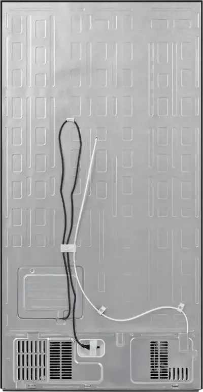 Hisense RS818N4TFE Side-by-Side Refrigerator, 632L, No Frost, Multi Air Flow, Inverter Compressor, Water and Ice Dispenser, Wi-Fi, Black, Energy Class E