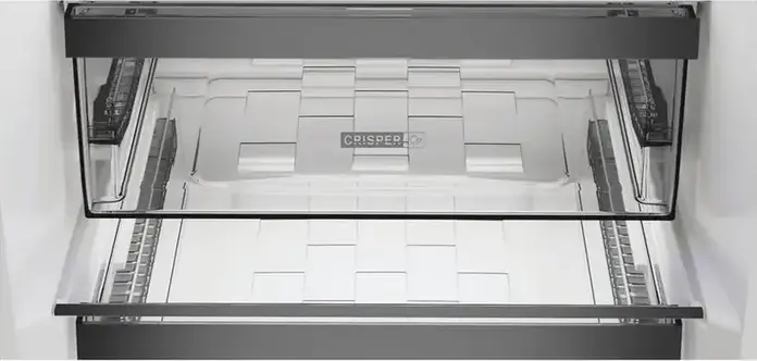 Whirlpool WHK 25364 XBR4E Free-standing Combi Refrigerator, Bottom Freezer, No Frost, 316L Total Volume, Energy Class E, Grey, 186.5x59.5x66.3 cm