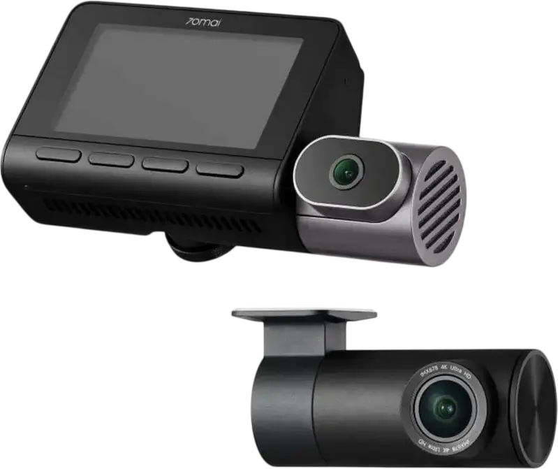 Set Dash Cam față și spate 70mai T800 + Rear Cam RC41, Negru