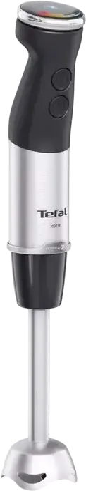 Tefal Quickchef+ HB672830 Hand Blender Set of 4, 1000W, 20 Speeds, Powelix Blades, Stainless Steel, with 0.5L Chopper and 0.8L Beaker, Black