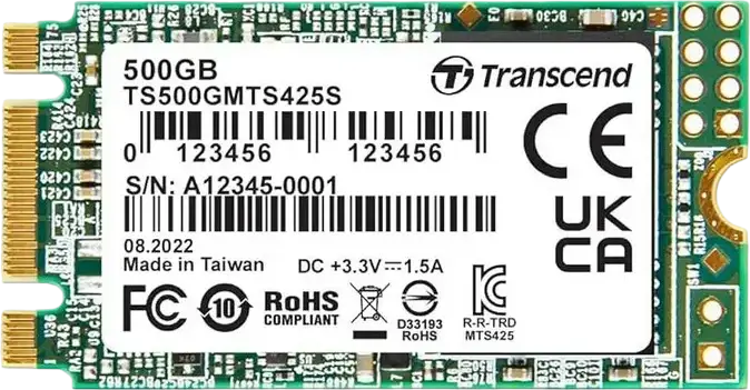 Unitate SSD Transcend 425S, 500GB, TS500GMTS425S