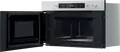 Cuptor cu microunde încorporabil Whirlpool MBNA920X cu Grill Quartz, Capacitate 22L, Putere 750W, Carcasă din Oțel Inoxidabil, Culoare Oțel Inoxidabil și Afișaj LCD