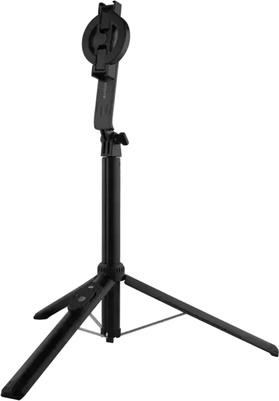 Proove Magnet Stick Pro Selfie Stick si Tripod 2-in-1, Prindere Hibrida Magnetica si Mecanica, Telecomanda Bluetooth, Lungime Maxima 1540mm, Aluminiu, Negru