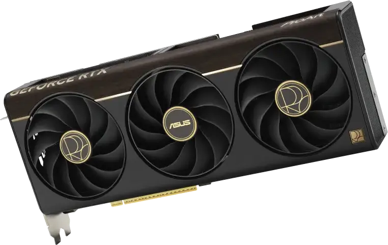 Видеокарта ASUS ProArt GeForce RTX 5080 OC Edition 16GB GDDR7 256-bit PCI Express 5.0 PROART-RTX5080-O16G, 3 вентилятора Axial-tech, SFF Ready
