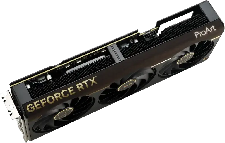 Видеокарта ASUS ProArt GeForce RTX 5080 OC Edition 16GB GDDR7 256-bit PCI Express 5.0 PROART-RTX5080-O16G, 3 вентилятора Axial-tech, SFF Ready