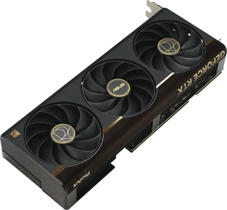 Видеокарта ASUS ProArt GeForce RTX 5080 OC Edition 16GB GDDR7 256-bit PCI Express 5.0 PROART-RTX5080-O16G, 3 вентилятора Axial-tech, SFF Ready
