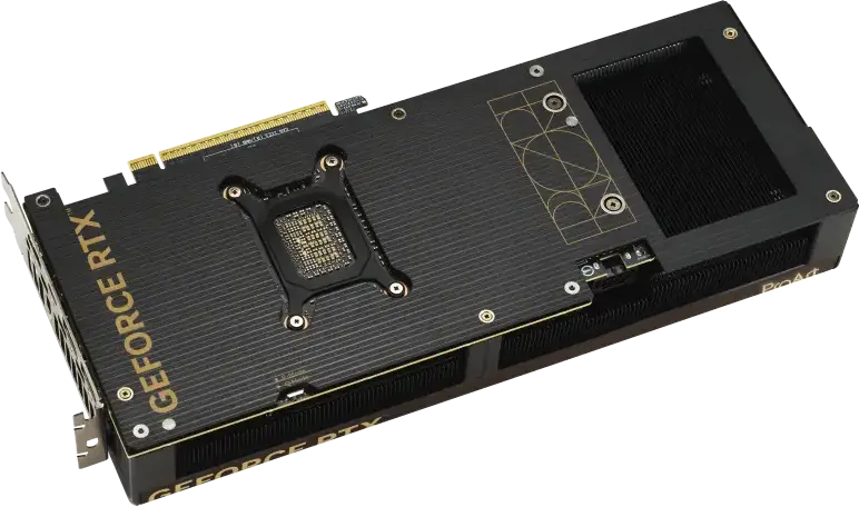 Видеокарта ASUS ProArt GeForce RTX 5080 OC Edition 16GB GDDR7 256-bit PCI Express 5.0 PROART-RTX5080-O16G, 3 вентилятора Axial-tech, SFF Ready