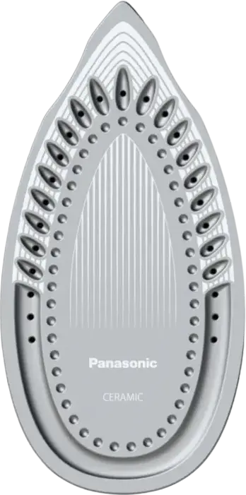 Panasonic NI-S530 Steam Iron, 2400W, Ceramic Coated U-Shape Soleplate, 300ml Tank, 110g/min Steam, Vertical Shot, Anti-Drip and Anti-Calc, Blue
