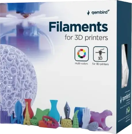 Filament pentru imprimantă 3D Gembird 3DP-PLA1.75-01-PR, PLA, Roz , 1.75 mm, 1kg