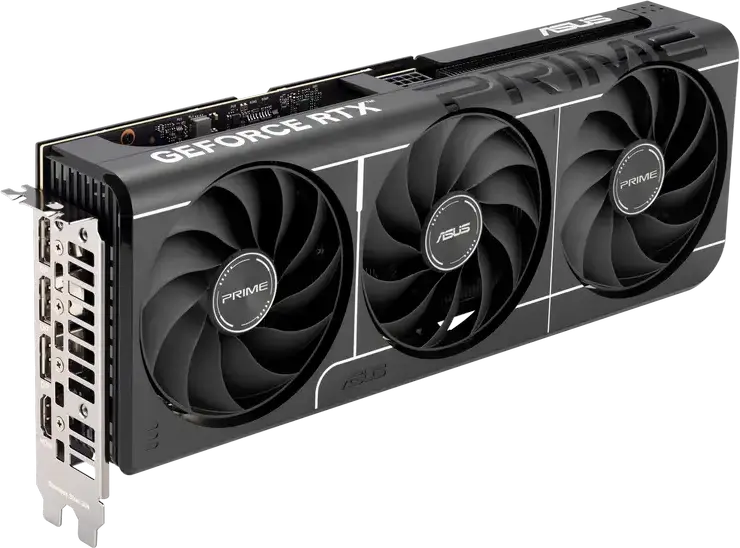 Видеокарта ASUS Prime GeForce RTX 5060 Ti OC Edition 16GB GDDR7, NVIDIA Blackwell, PCI-E 5.0, 3 вентилятора Axial-tech, Dual BIOS, PRIME-RTX5060TI-O16G
