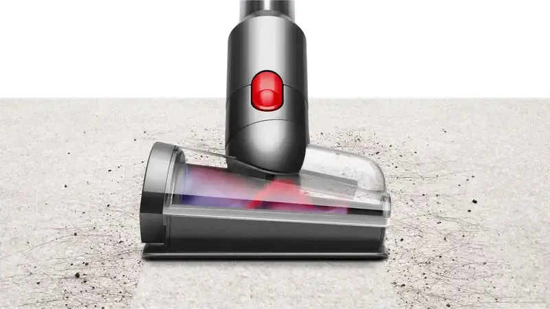 Aspirator fara fir Dyson V15s Detect Submarine, Wet and Dry, Motor Hyperdymium, Filtru HEPA, Perie de spalare Submarine, Galben Nichel