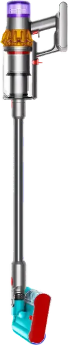 Aspirator fara fir Dyson V15s Detect Submarine, Wet and Dry, Motor Hyperdymium, Filtru HEPA, Perie de spalare Submarine, Galben Nichel