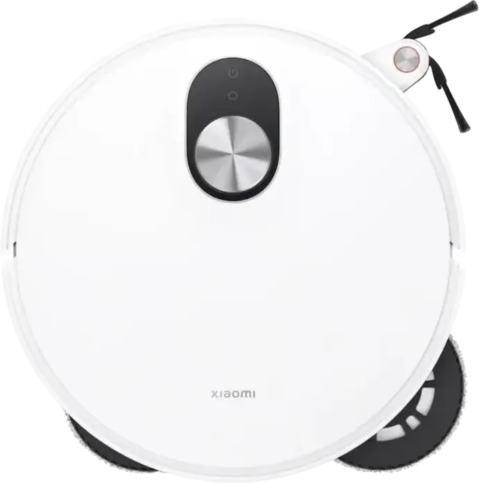 Xiaomi Robot Vacuum 5 White, 20 kPa Suction, 5200 mAh Battery, dToF Radar, Extendable Mop and Side Brush, Dry and Wet Cleaning, Mi Home App, Self-Cleaning Base