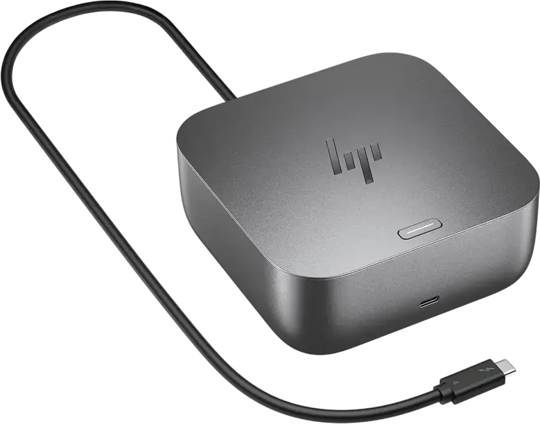 HP Thunderbolt 4 Ultra Dock G6, Alimentare 180W, Transfer Date 40 Gbps, Adaptor Alimentare 230W (Cablu 1m), HP Wolf Security, Gri