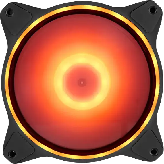Ventilator PC Chieftec ZF-1225RGB 120mm ARGB, 1600 RPM, Rulment Hidraulic, 4-pin PWM, RGB Adresabil, Negru