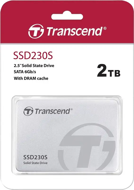 SSD Intern Transcend SSD230S 2TB 2.5" SATA III 6Gb/s, 3D NAND TLC, Viteza Citire 560MB/s Scriere 520MB/s, Cache DDR3 DRAM, TS2TSSD230S