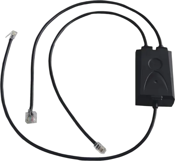 Fanvil EHS20 EHS Headset Adapter for Jabra Wireless Headsets, Remote Call Control for Fanvil X and V Series IP Phones, Black