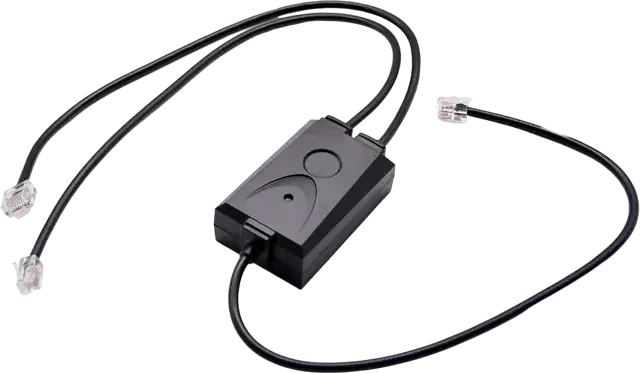 Fanvil EHS20 EHS Headset Adapter for Jabra Wireless Headsets, Remote Call Control for Fanvil X and V Series IP Phones, Black