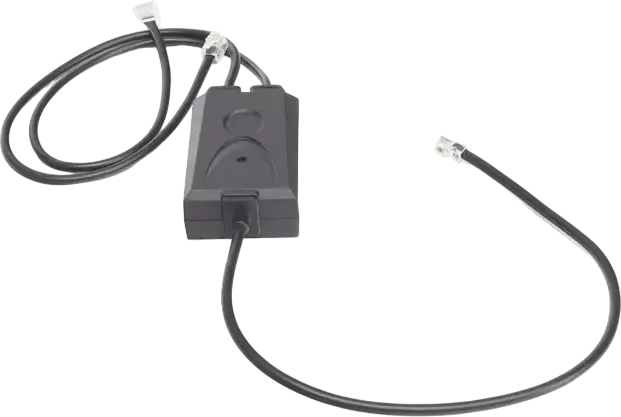 Fanvil EHS20 EHS Headset Adapter for Jabra Wireless Headsets, Remote Call Control for Fanvil X and V Series IP Phones, Black