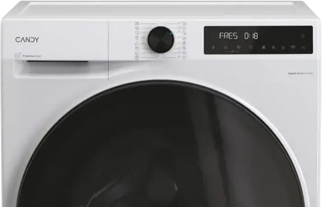 Candy BP 411BL9-S ProWash 550 Front-load Washing Machine, 11kg, 1400rpm, Energy Class A, Inverter Motor, Wi-Fi, Steam, ProActive Wash, White/Black