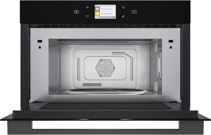 Whirlpool W9 MD260 Built-in Combined Microwave Oven, Black, 31L Capacity, 6th Sense Technology, Crisp and JetFrost Functions, Digital Display