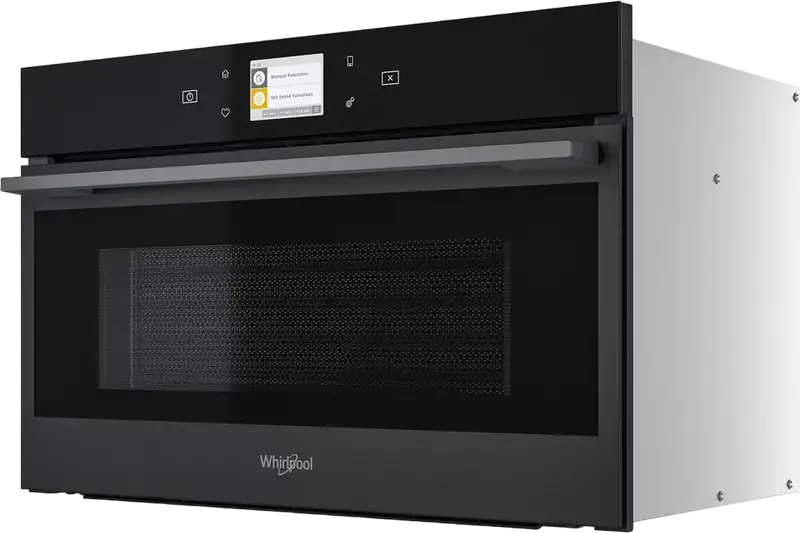 Whirlpool W9 MD260 Built-in Combined Microwave Oven, Black, 31L Capacity, 6th Sense Technology, Crisp and JetFrost Functions, Digital Display
