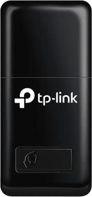 TP-Link TL-WN823N Mini Wireless N USB Adapter, 300 Mbps Wi-Fi, 2.4 GHz, USB 2.0 Interface, Internal Antenna, WPS Support, Windows/Mac/Linux, Black